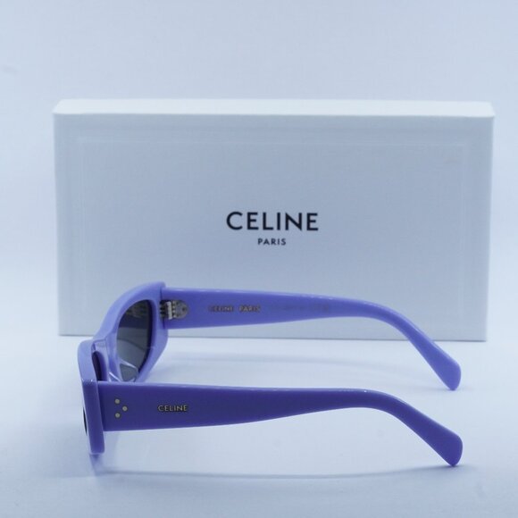 FINAL PRICE NEW CELINE CL40245U 78A SHINY LILAC / GREY SUNGLASSES - Picture 9 of 11